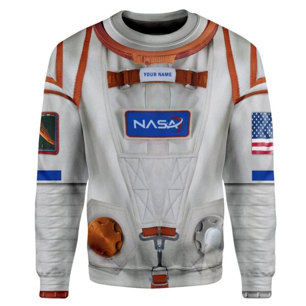Gearhuman 3D Away Netflix Nasa Flightsuit Custom Sweatshirt Apparel GN14093 Sweatshirt Sweatshirt S 