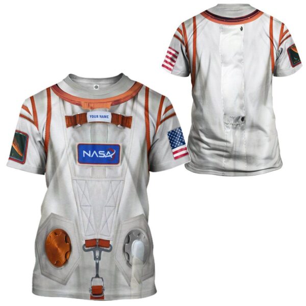 Gearhuman 3D Away Netflix Nasa Flightsuit Custom Tshirt Apparel GN14093 3D T-shirt