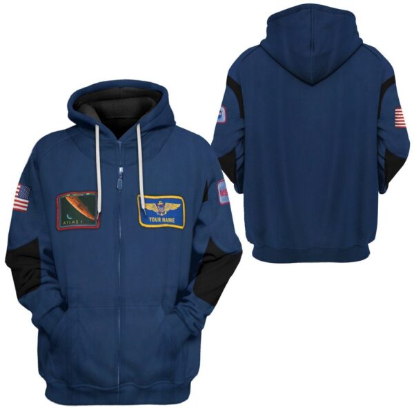Gearhuman 3D Away Netflix Nasa Suit Custom Hoodie Apparel GN14094 3D Custom Fleece Hoodies 