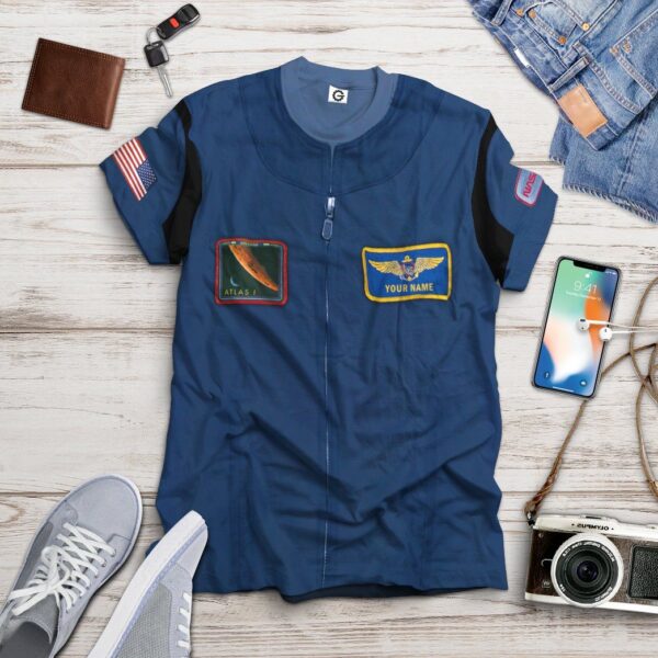 Gearhuman 3D Away Netflix Nasa Suit Custom Tshirt Apparel GN14094 3D T-shirt 