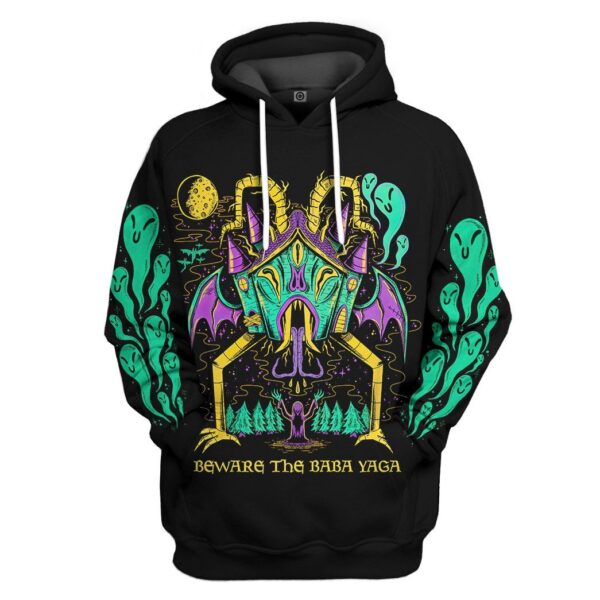 Gearhuman 3D Baba Yaga Custom Hoodie Apparel GV090911 3D Custom Fleece Hoodies Hoodie S 