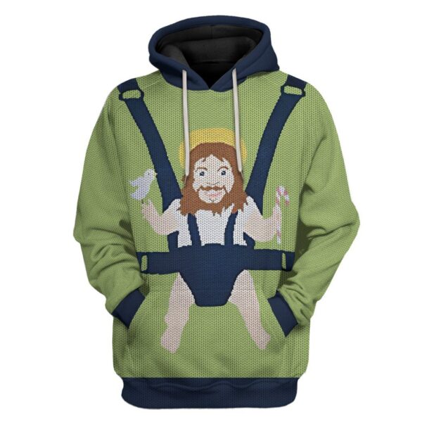 Gearhuman 3D Baby Jesus Custom Tshirt Hoodie Apparel GW21106 3D Apparel