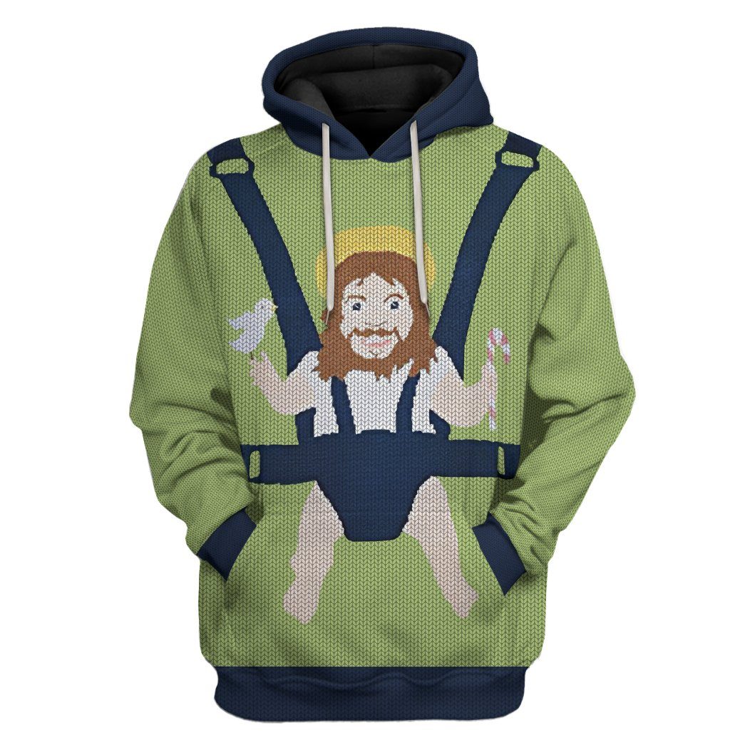 Gearhuman 3D Baby Jesus Custom Tshirt Hoodie Apparel GW21106 3D Apparel