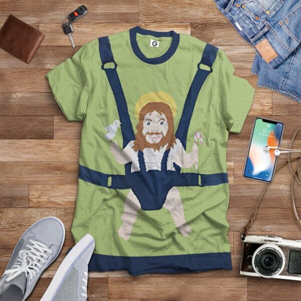 Gearhuman 3D Baby Jesus Custom Tshirt Hoodie Apparel GW21106 3D Apparel 