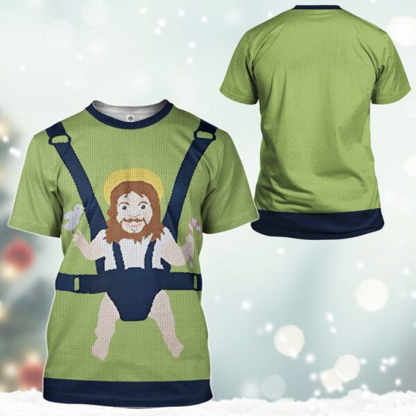 Gearhuman 3D Baby Jesus Custom Tshirt Hoodie Apparel GW21106 3D Apparel