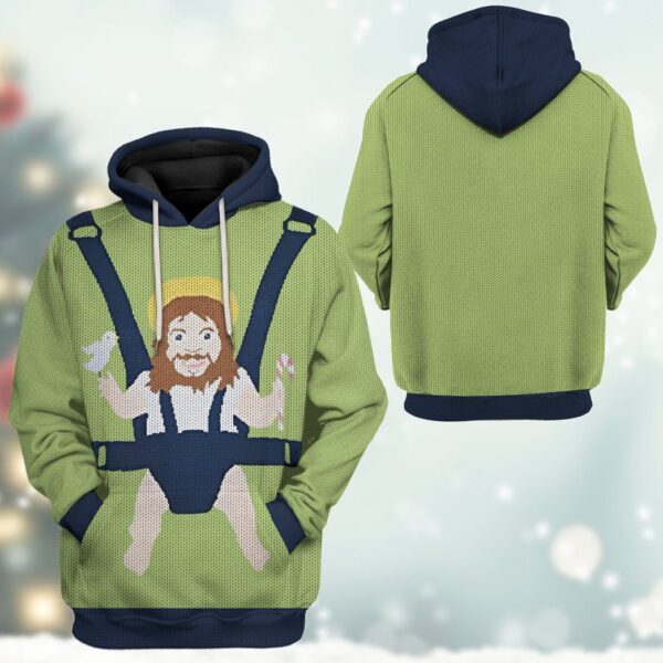 Gearhuman 3D Baby Jesus Custom Tshirt Hoodie Apparel GW21106 3D Apparel