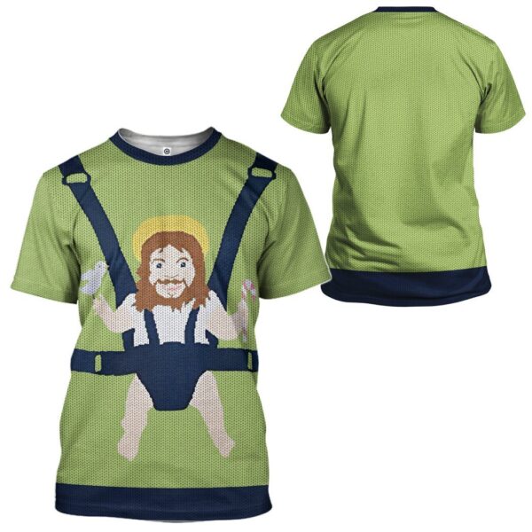 Gearhuman 3D Baby Jesus Custom Tshirt Hoodie Apparel GW21106 3D Apparel