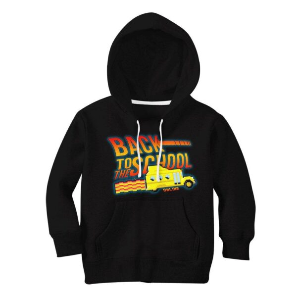 Gearhuman 3D Back To School Online Custom Kid Hoodie GW27087 Kid 3D Apparel Kid Hoodie 2XS