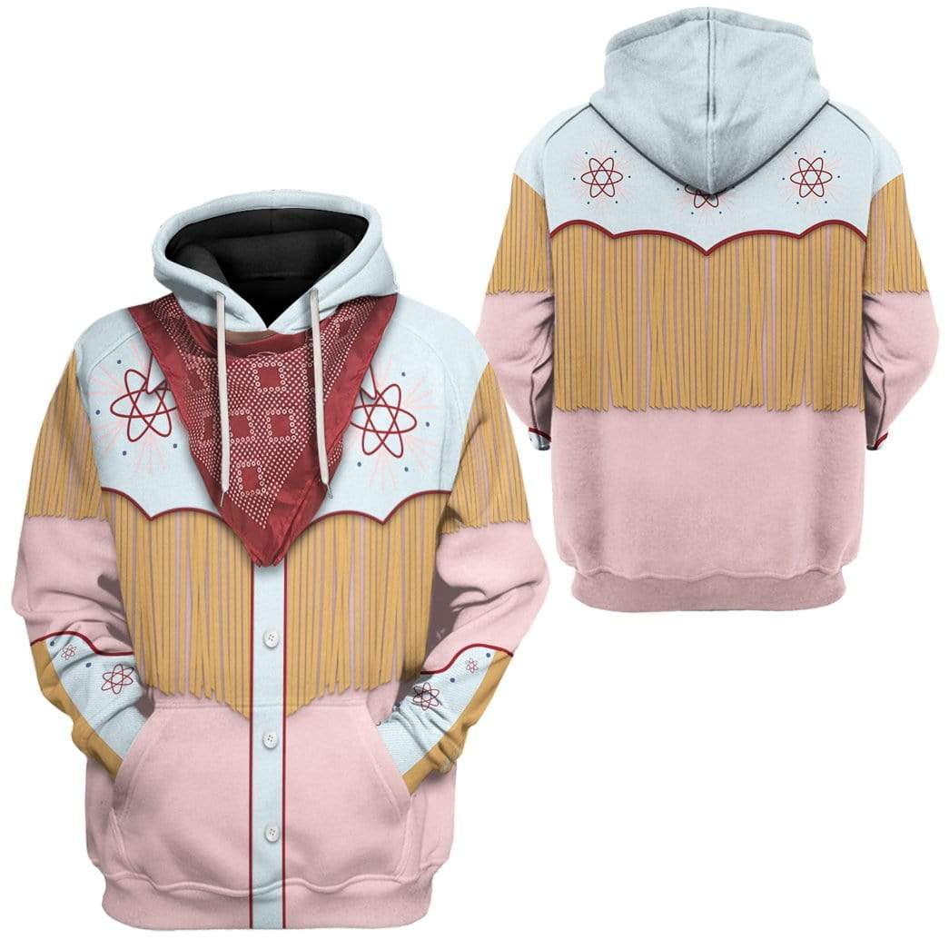 Gearhuman 3D Back To The Future III Hoodie Apparel GH25056 3D Custom Fleece Hoodies