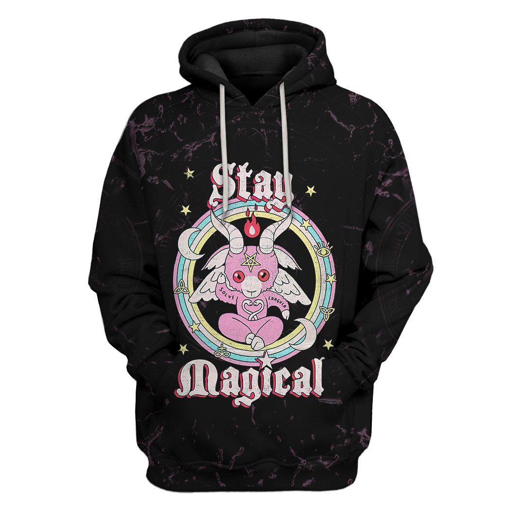 Gearhuman 3D Baphomet funny Custom Hoodie Apparel GJ22092 3D Apparel Hoodie S