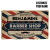 Gearhuman 3D Barber Shop Custom Name Doormat ZK0906212 Doormat Doormat S(15,8inchx23,6inch)