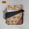 Gearhuman 3D Baseball Pitching Grips Custom Name Bedding Sets GB080311 Bedding Set Twin 3PCS