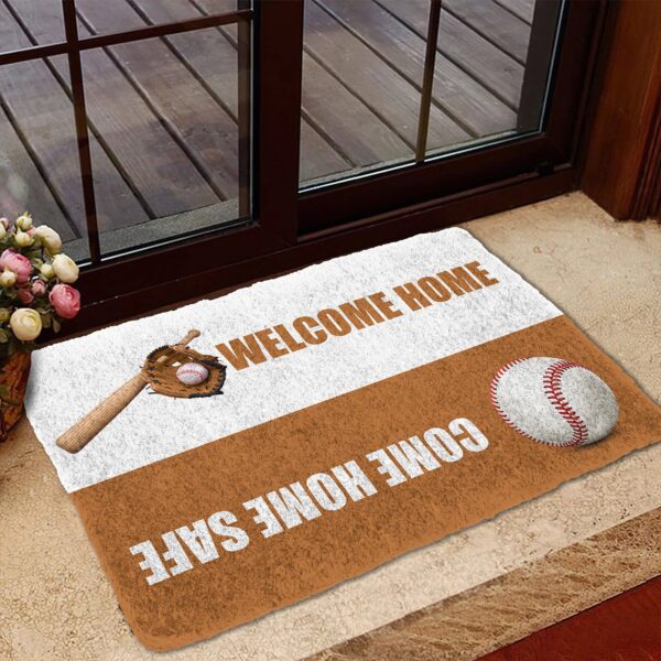 Gearhuman 3D Baseball Welcome Home Custom Doormat GB23024 Doormat