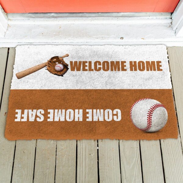 Gearhuman 3D Baseball Welcome Home Custom Doormat GB23024 Doormat
