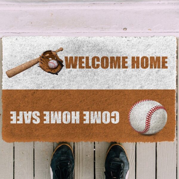 Gearhuman 3D Baseball Welcome Home Custom Doormat GB23024 Doormat