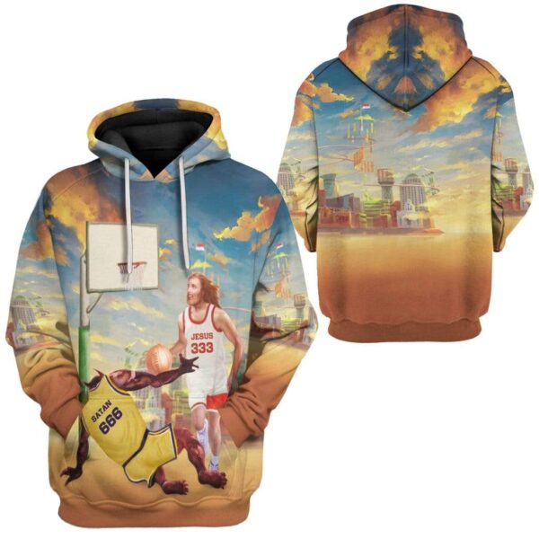 Gearhuman 3D Basketball Lord Custom Hoodie Apparel GL11055 3D Custom Fleece Hoodies 