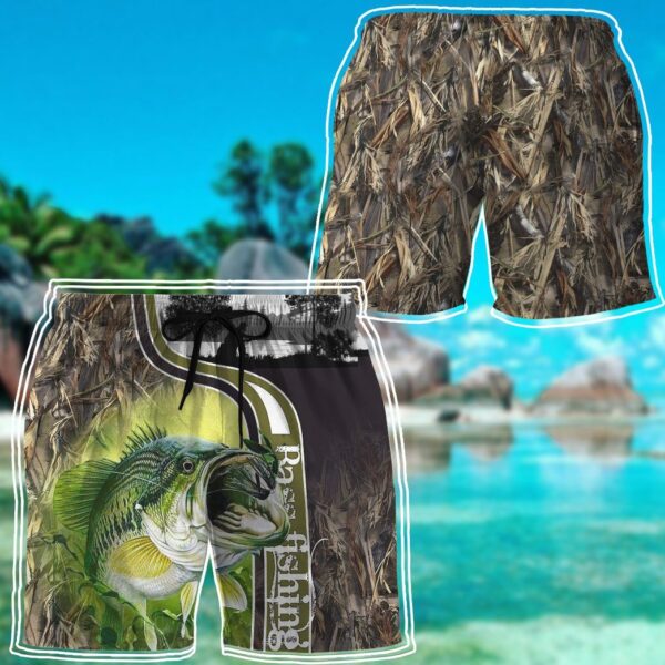 Gearhuman 3D Bass Fishing Custom Shorts GB18029 Men Shorts