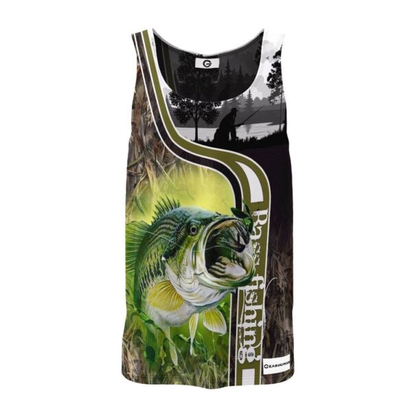 Gearhuman 3D Bass Fishing Custom Tanktop GB18028 Unisex Tank Top Unisex Tank Top S