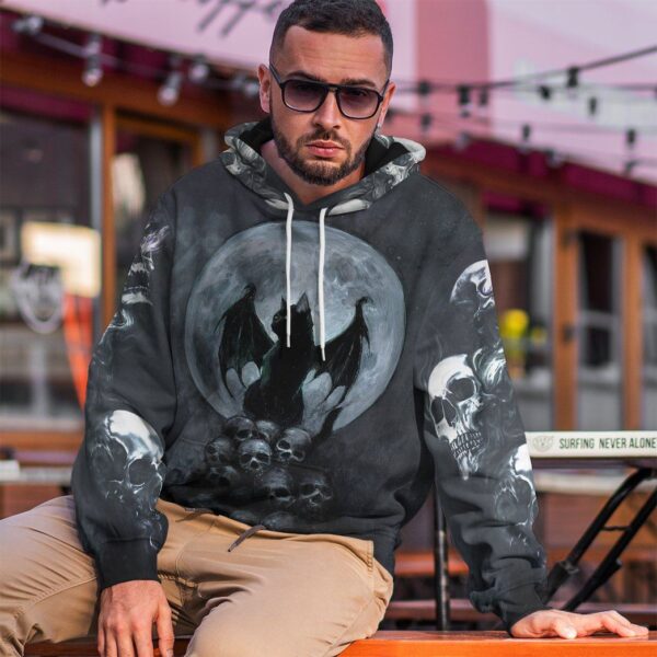 Gearhuman 3D Bat Cat Custom Tshirt Hoodie Apparel GB04112 3D Apparel