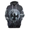 Gearhuman 3D Bat Cat Custom Tshirt Hoodie Apparel GB04112 3D Apparel Hoodie S