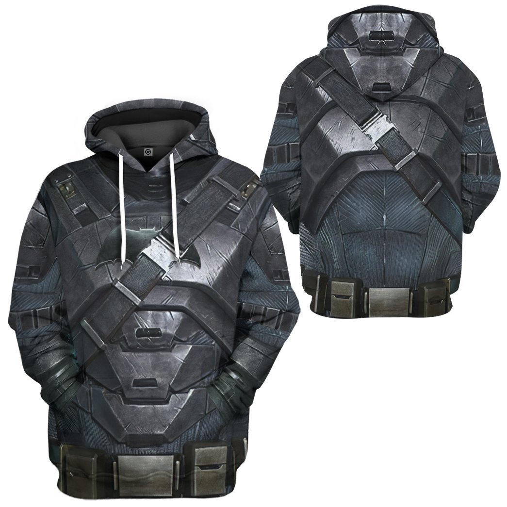 Gearhuman 3D Batman Power Suit Costume Custom Hoodie Apparel GW210813 3D Custom Fleece Hoodies
