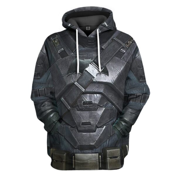 Gearhuman 3D Batman Power Suit Costume Custom Hoodie Apparel GW210813 3D Custom Fleece Hoodies Hoodie S 