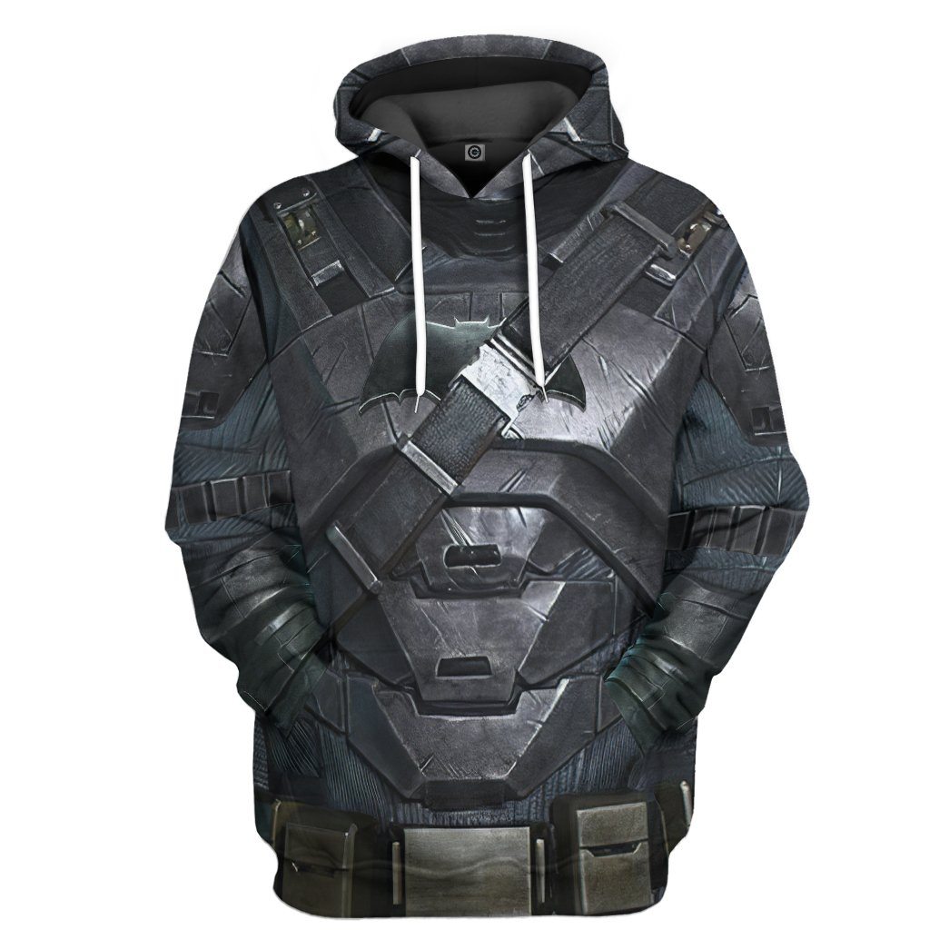 Gearhuman 3D Batman Power Suit Costume Custom Hoodie Apparel GW210813 3D Custom Fleece Hoodies Hoodie S