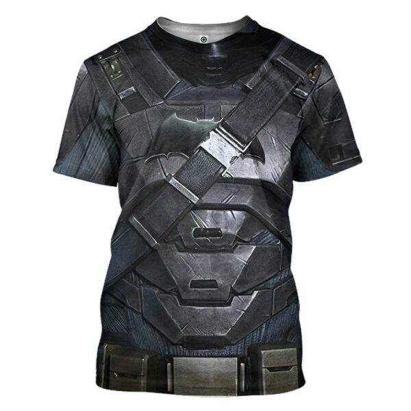 Gearhuman 3D Batman Power Suit Costume Custom Tshirt Apparel GW210813 3D T-shirt T-Shirt S 