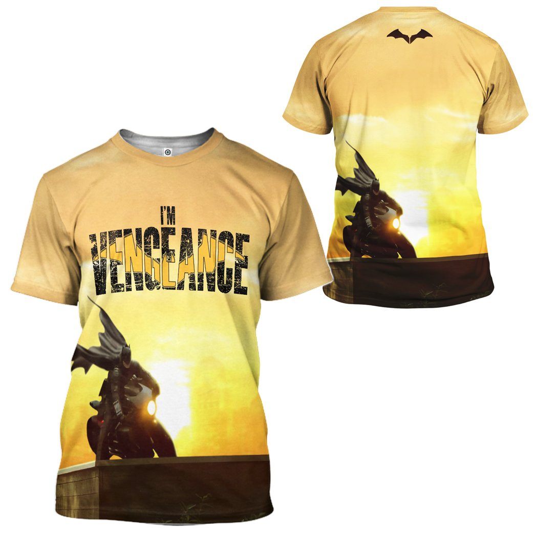 Gearhuman 3D Batman Vengeance Custom Tshirt Apparel GL25085 3D T-shirt