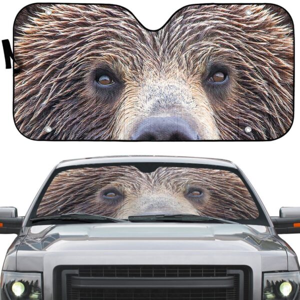 Gearhuman 3D Bear Eyes Sunshade ZK0207219 Auto Sunshade