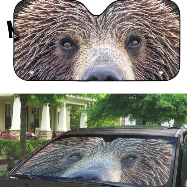 Gearhuman 3D Bear Eyes Sunshade ZK0207219 Auto Sunshade 