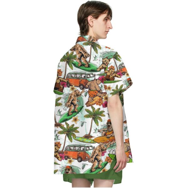 Gearhuman 3D Bear Surfing Hawaii Shirt ZZ0707212 Short Sleeve Shirt 
