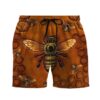 Gearhuman 3D Bee Beach Short ZZ0706211 Men Shorts S