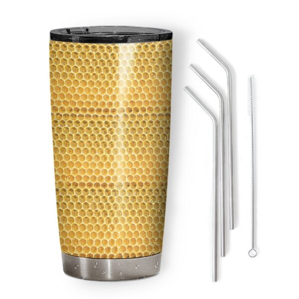 Gearhuman 3D Bee Custom Design Vacuum Insulated Tumbler GB10111 Tumbler