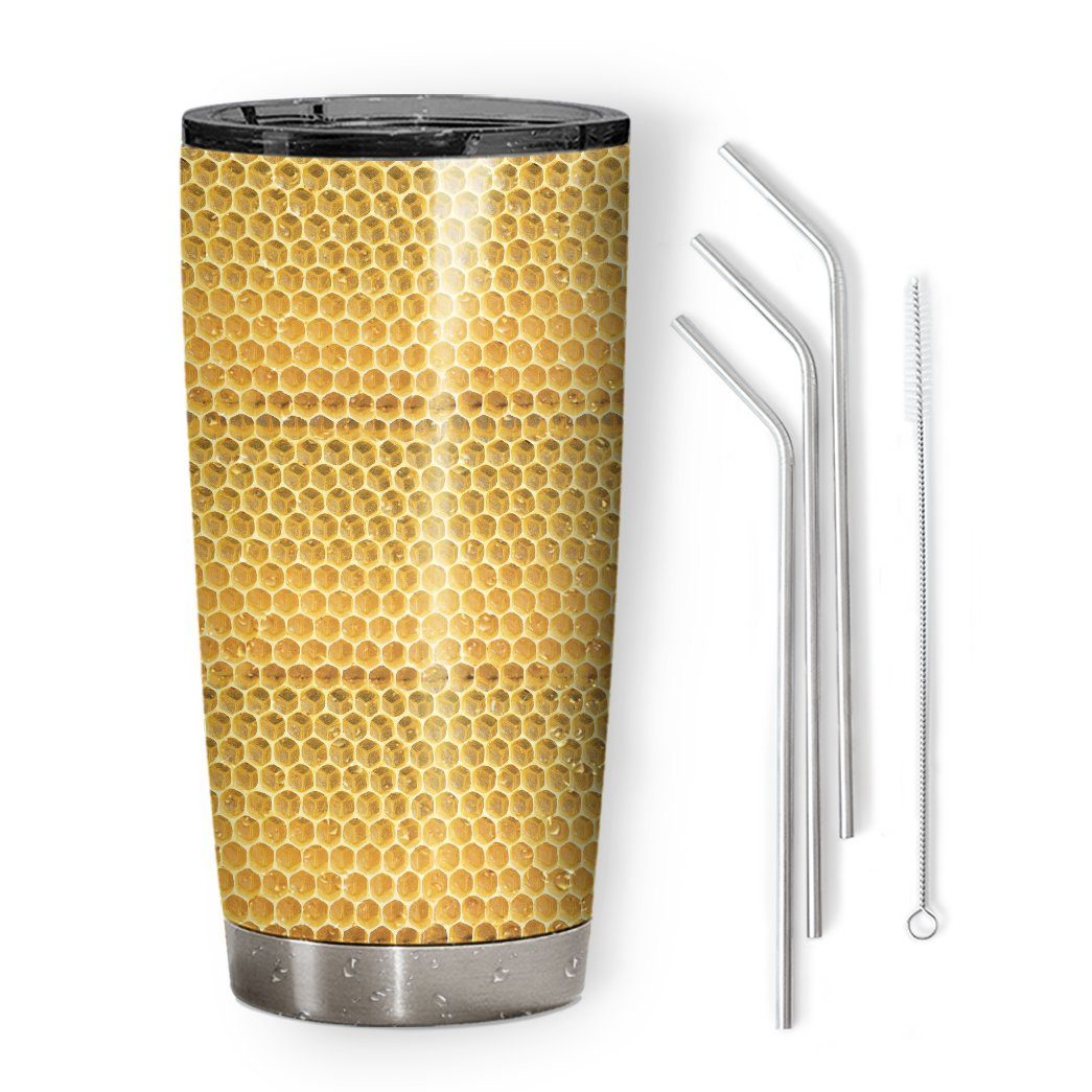 Gearhuman 3D Bee Custom Design Vacuum Insulated Tumbler GB10111 Tumbler