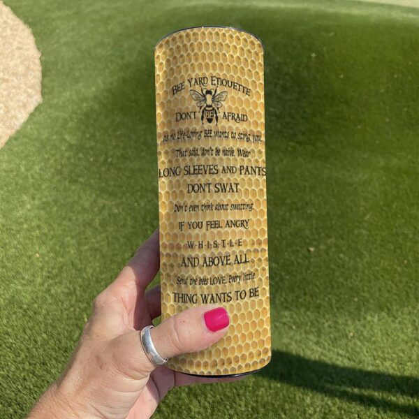 Gearhuman 3D Bee Custom Design Vacuum Insulated Tumbler GB10111 Tumbler