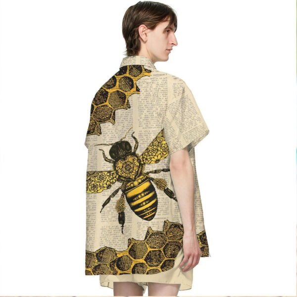 Gearhuman 3D Bee Hawaii Shirt ZK0406212 Hawai Shirt 