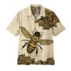 Gearhuman 3D Bee Hawaii Shirt ZK0406212 Hawai Shirt Short Sleeve Shirt S 