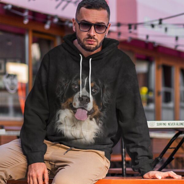 Gearhuman 3D Bernese Mountain Dog Tshirt Hoodie Apparel GV05036 3D Apparel