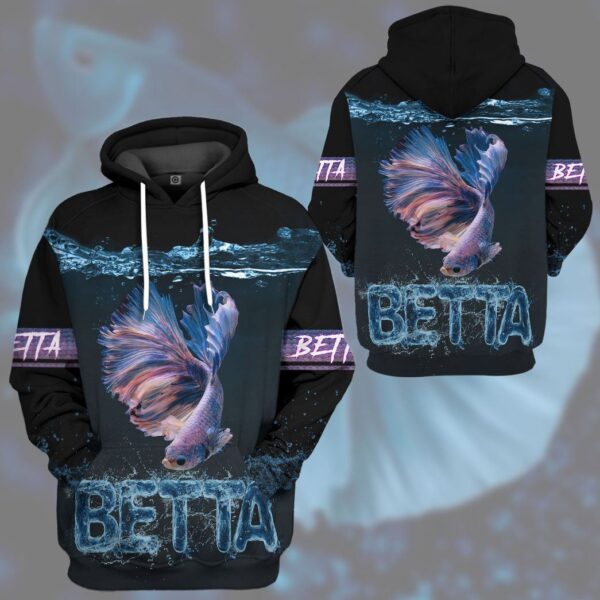 Gearhuman 3D Betta Custom Tshirt Hoodie Apparel GV171111 3D Apparel 