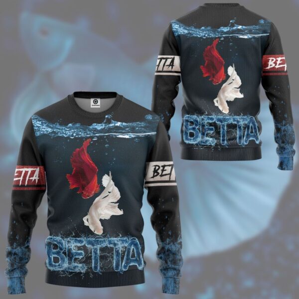 Gearhuman 3D Betta Loving Custom Tshirt Hoodie Apparel GV171114 3D Apparel 