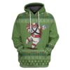 Gearhuman 3D Big Ninja 6 Ugly Christmas Sweater Custom Tshirt Hoodie Apparel GV02114 3D Apparel Hoodie S