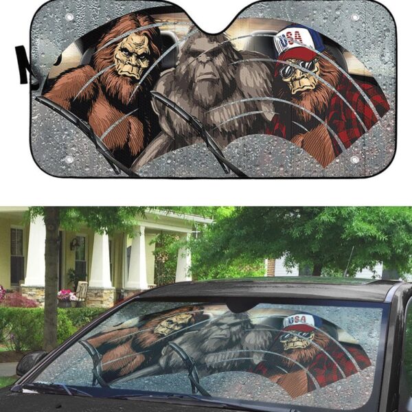 Gearhuman 3D Bigfoot 3 Custom Car Auto Sunshade GV28084 Auto Sunshade 
