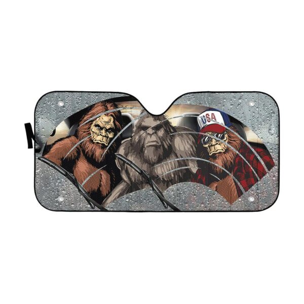 Gearhuman 3D Bigfoot 3 Custom Car Auto Sunshade GV28084 Auto Sunshade 57''x27.5'' 