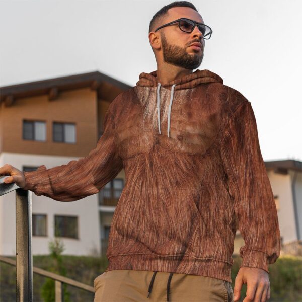 Gearhuman 3D Bigfoot Costume Tshirt Hoodie Apparel GL23111 3D Apparel