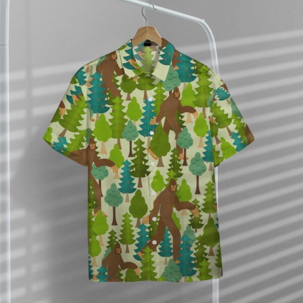 Gearhuman 3D Bigfoot Hawaii shirt ZC1706211 Short Sleeve Shirt 