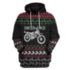 Gearhuman 3D Biker Dad Braaap Ugly Christmas Sweater Tshirt Hoodie Apparel GV29102 3D Apparel Hoodie S