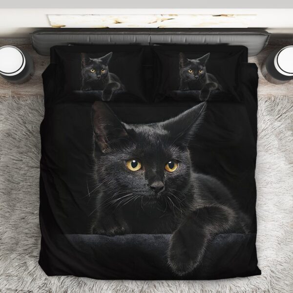 Gearhuman 3D Black Cat Bedding Set GK29126 Combo Bedding 