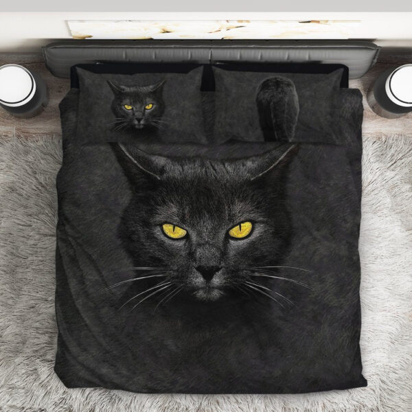 Gearhuman 3D Black Cat Custom Bedding Set GB181112 Bedding Set 