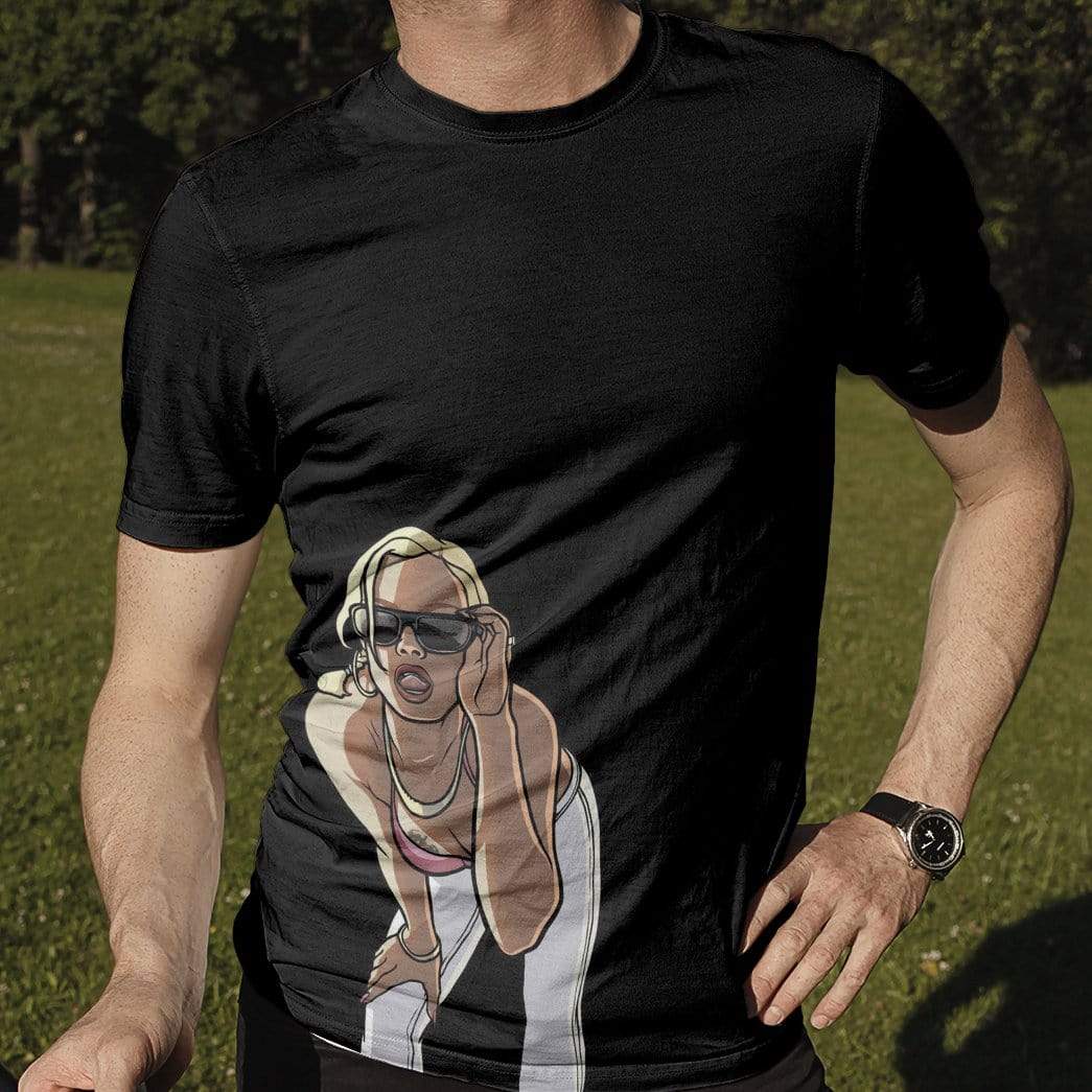 Gearhuman 3D Black GTA San Andreas Custom Apparel GS11062 3D Custom Fleece Hoodies